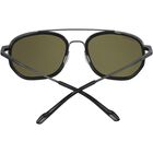 BORON, Shiny Black Acetate with Shiny Dark Gunmetal Metal-Mineral Polarized 555nm Cat 3 to 3, hi-res image number null